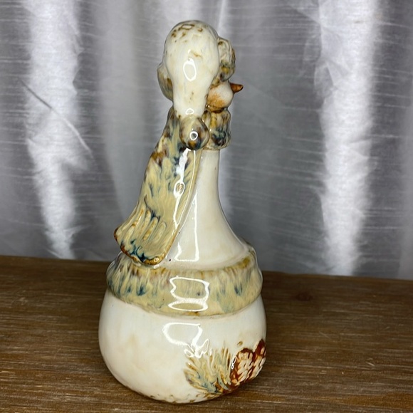 Ceramic Glazed Snowman with Scarf - Picture 2 of 8